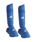 WKF Shin Instep with removable pad - Blue