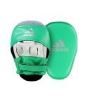 Speed Training Curved Focus MItts - Lime/Silver