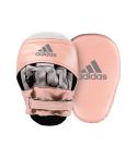 Speed Training Curved Focus MItts - Clear Orange/Silver