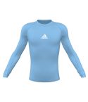 Youth Techfit Longsleeve Compression Top - Light Blue