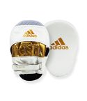 Speed Training Curved Focus MItts - White/Gold