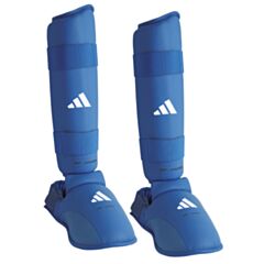 WKF Shin Instep with removable pad - Blue