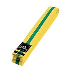 Striped Rank Belt - Yellow/Green